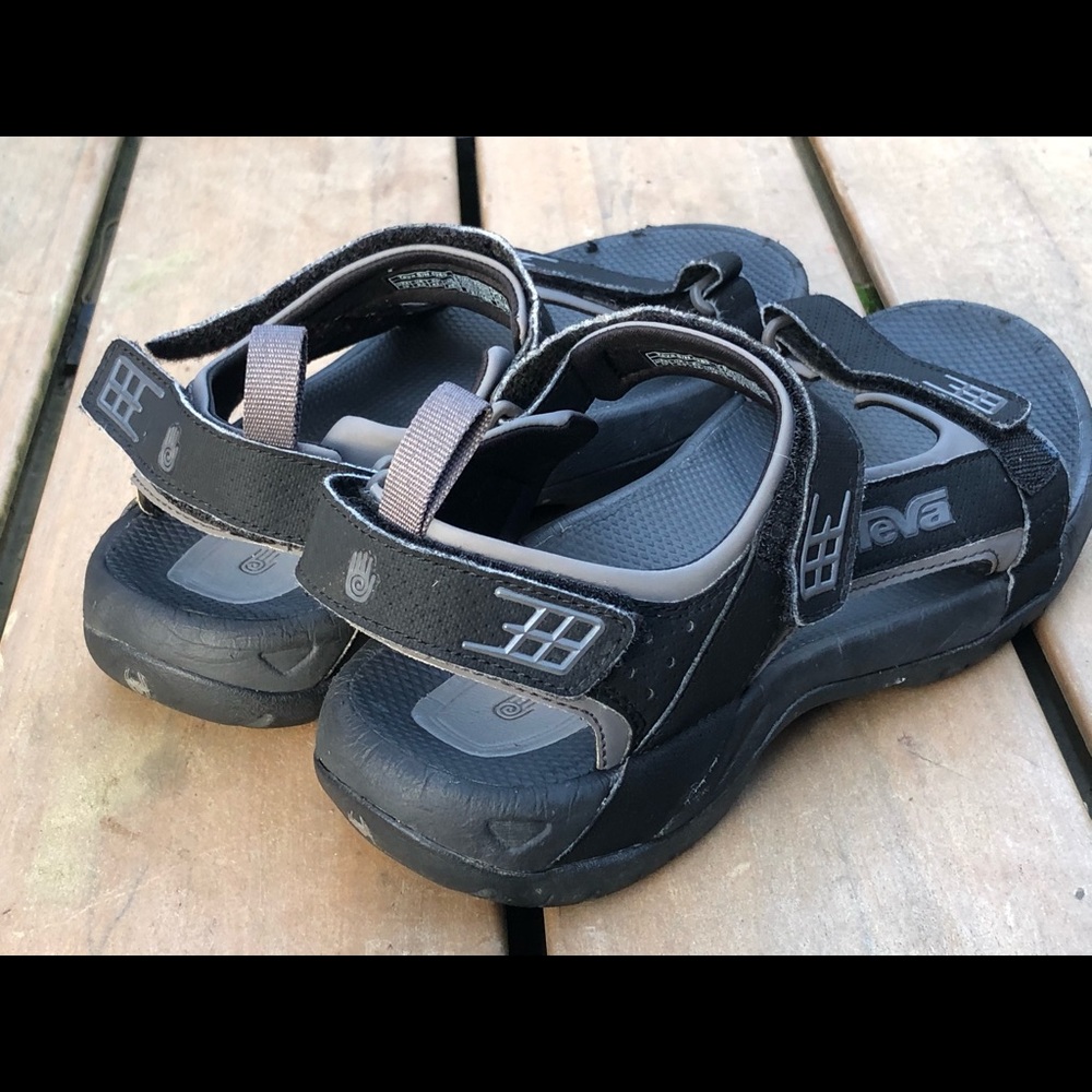 Teva Minam Men’s Black Sport Sandals Size 10 - Picture 8 of 11